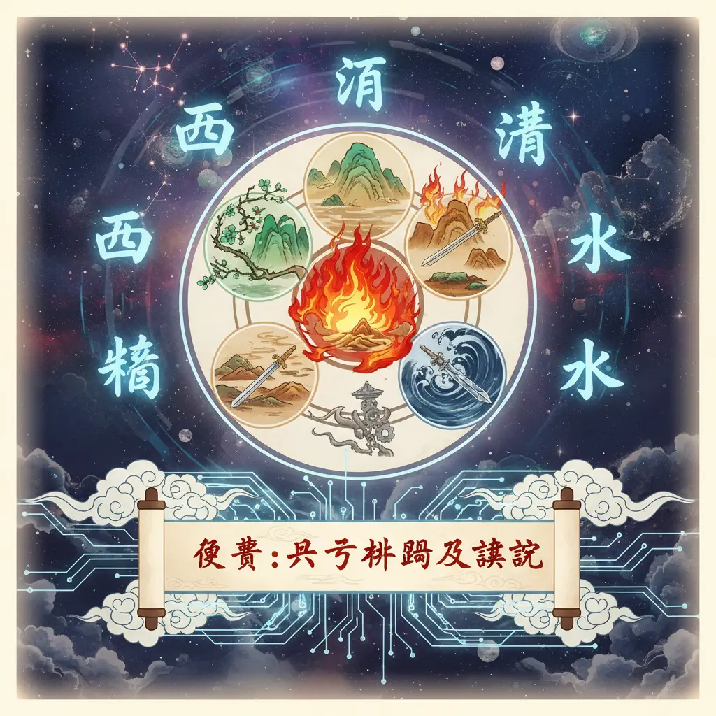 免費八字排盤及解說 - 五行