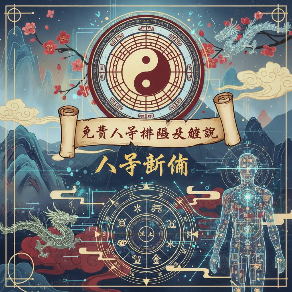 免費八字排盤及解說 - 八字算命