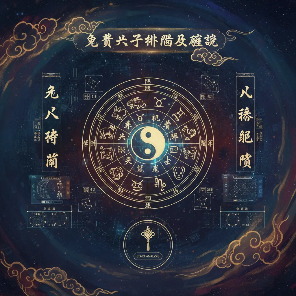 免費八字排盤及解說 - 八字命盤
