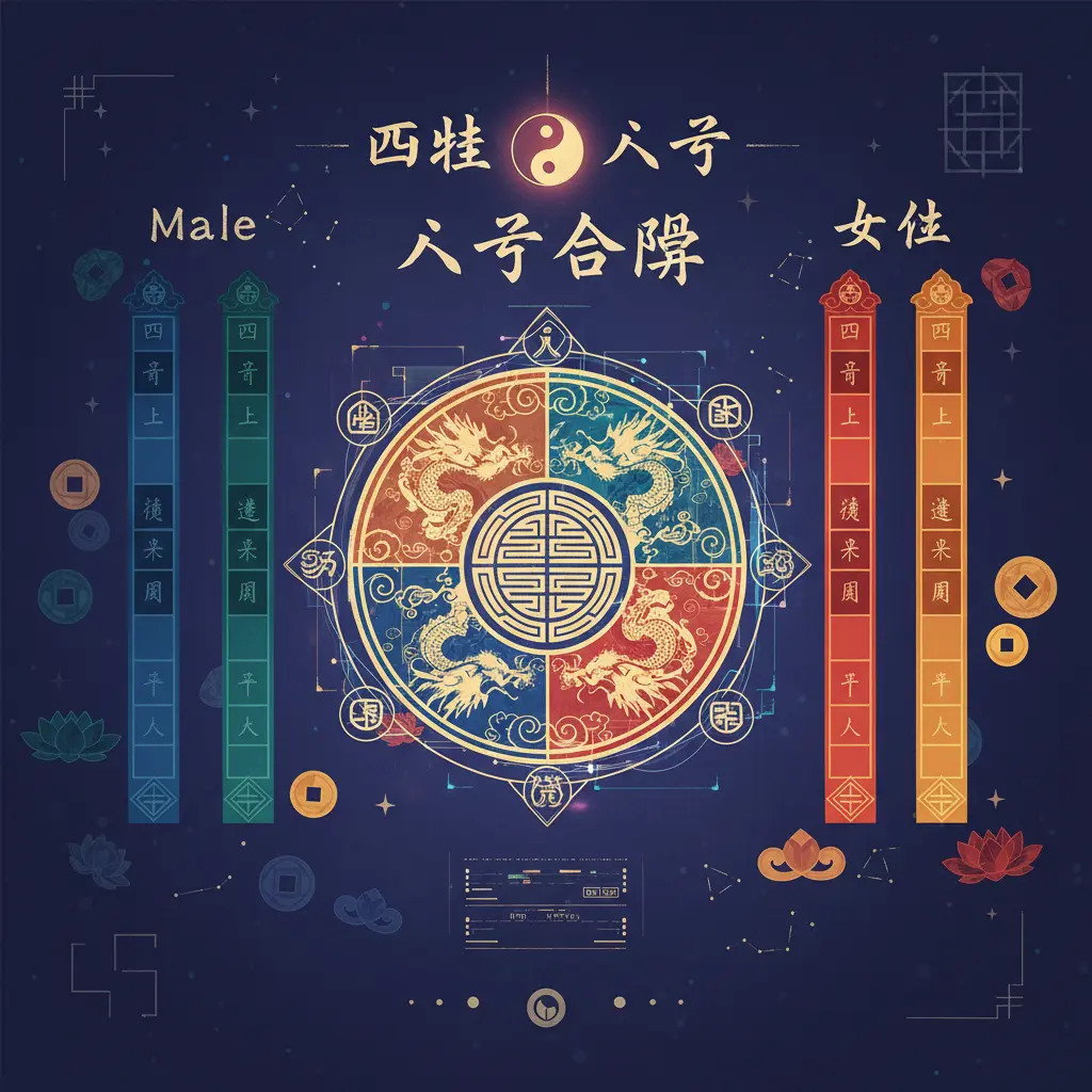 八字合盤 - 四柱八字