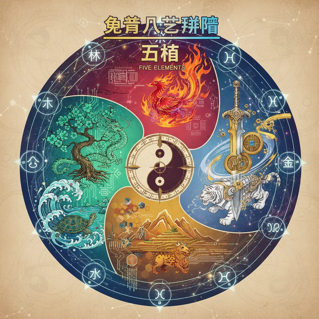 免費八字排盤 - 五行