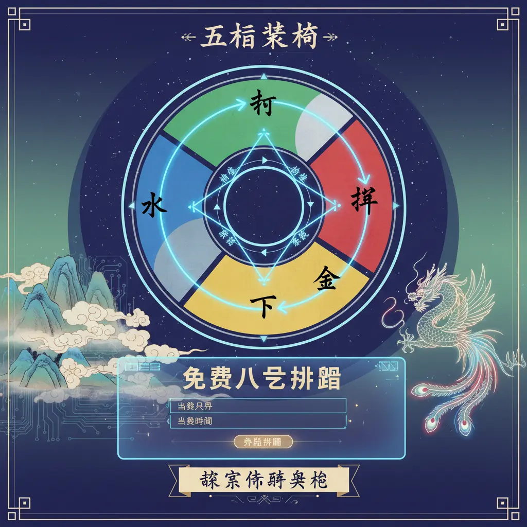 免費八字排盤 - 五行結構