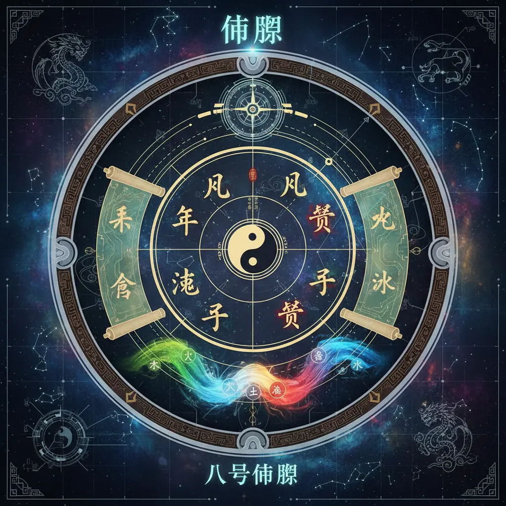 命盤 - 八字命盤