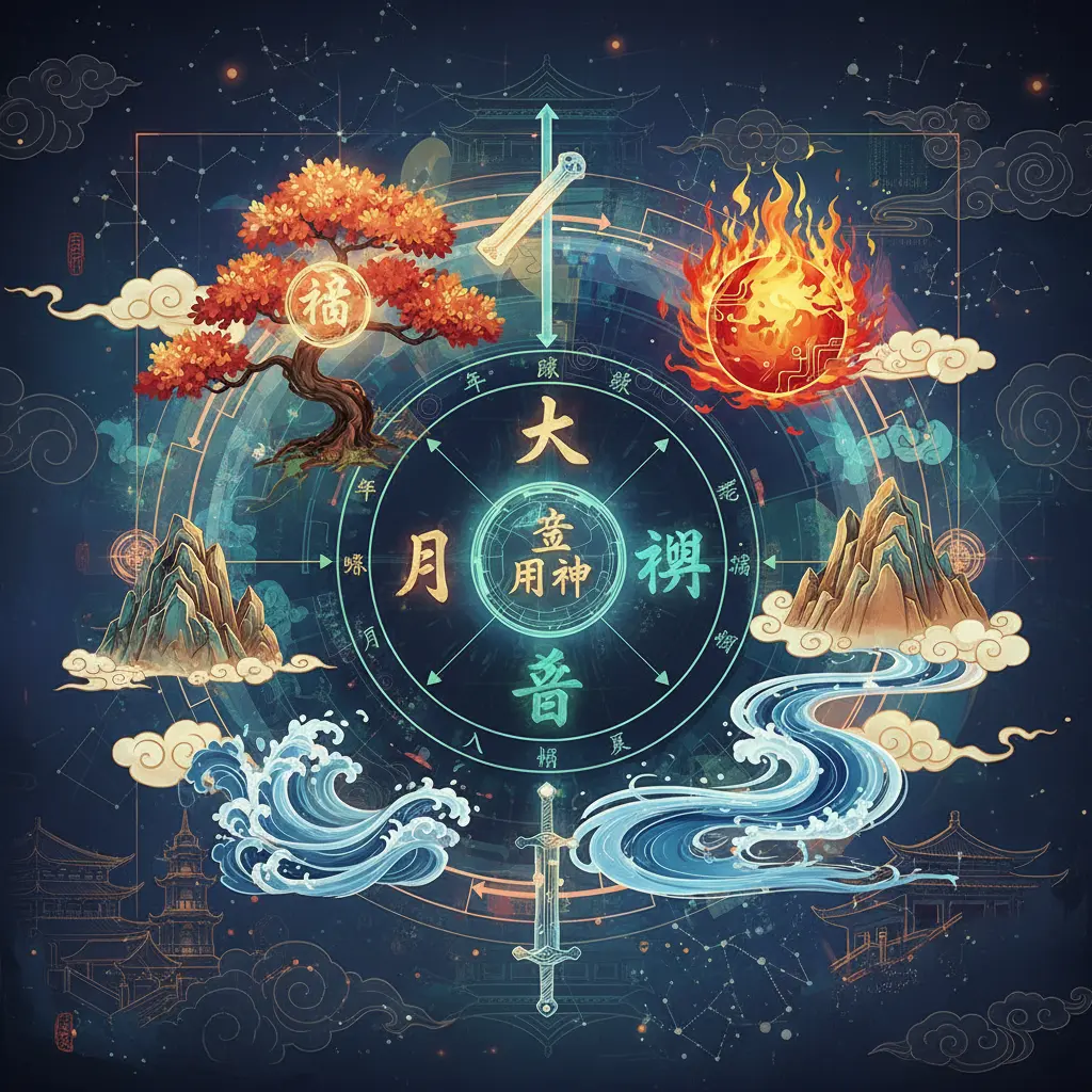 八字命盤 - 喜用神