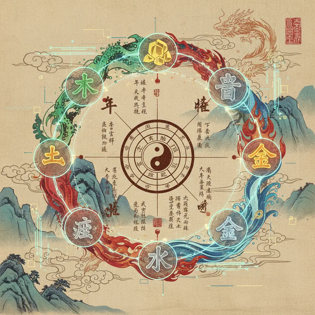 五行八字 - 四柱八字