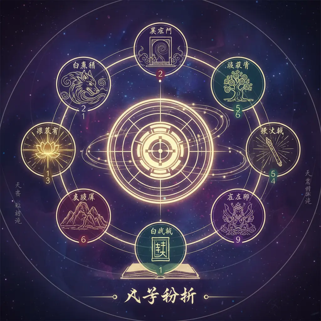 八字分析 - 紫白九星