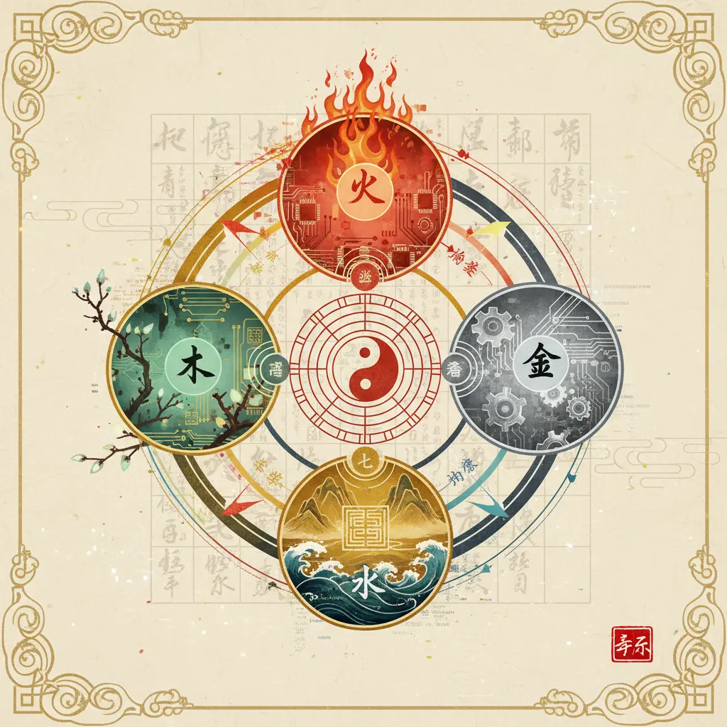 八字排盘 - 五行結構