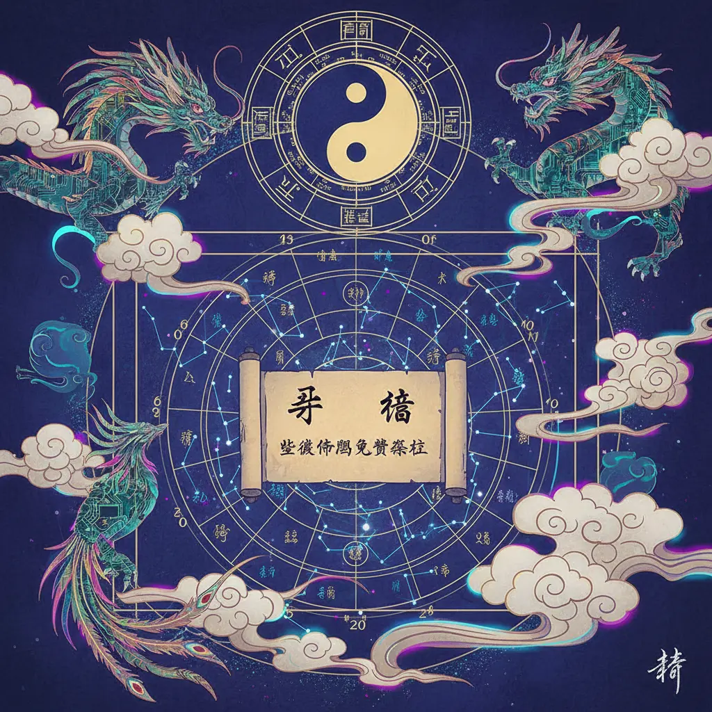 紫微命盤免費解析 - 易經