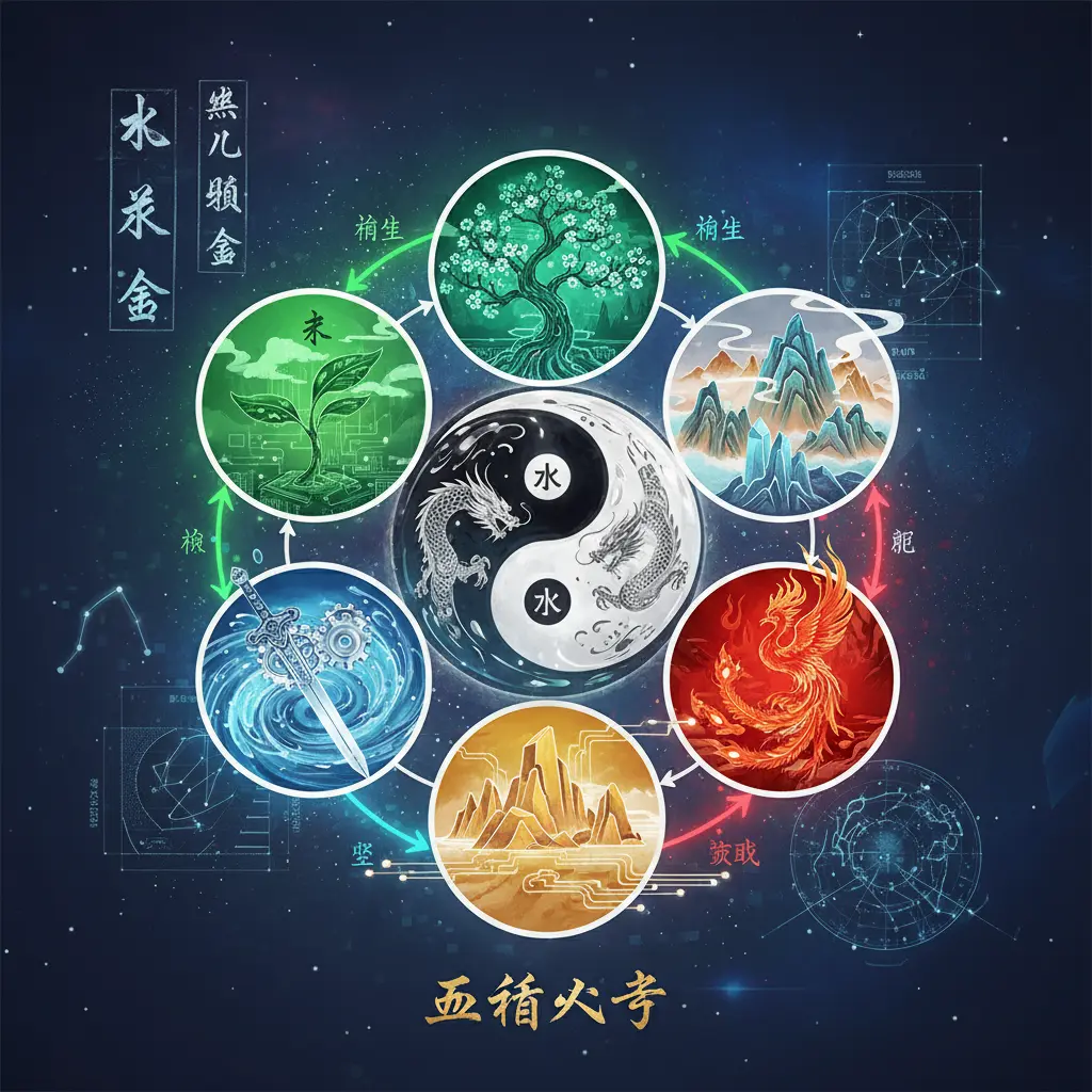 五行八字 - 五行