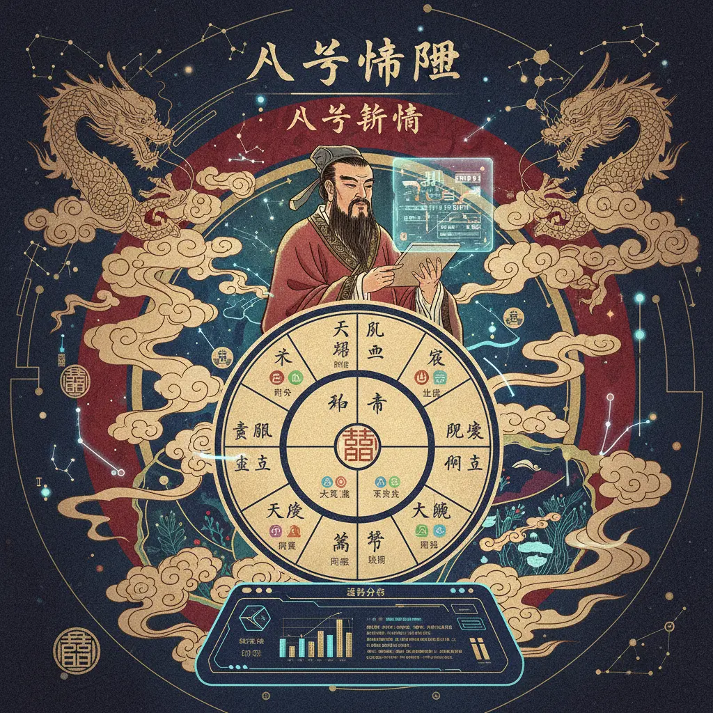 八字命盤 - 八字算命