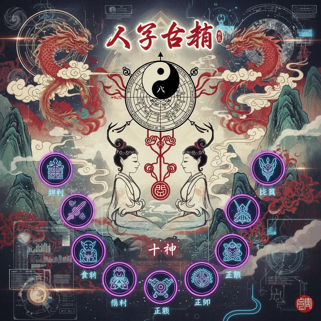 八字合婚 - 十神理論