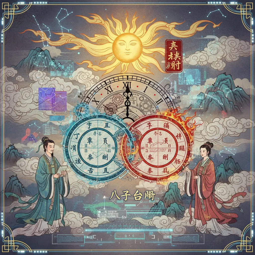 八字合盤 - 真太陽時