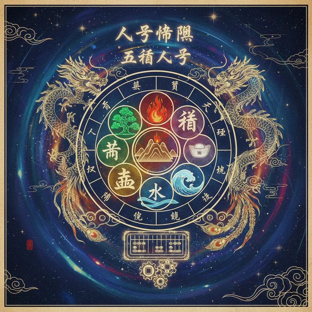 五行八字 - 八字命盤