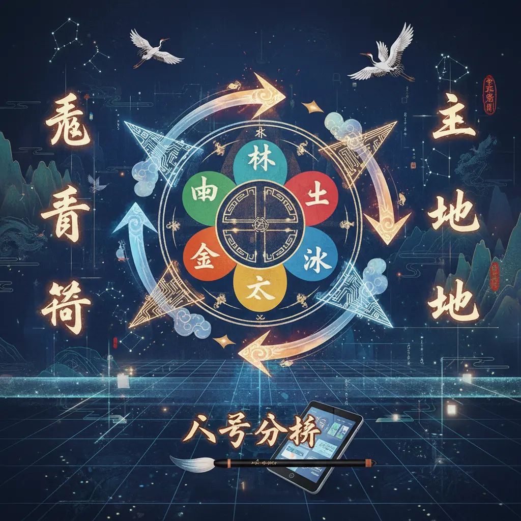 八字分析 - 五行相生相剋