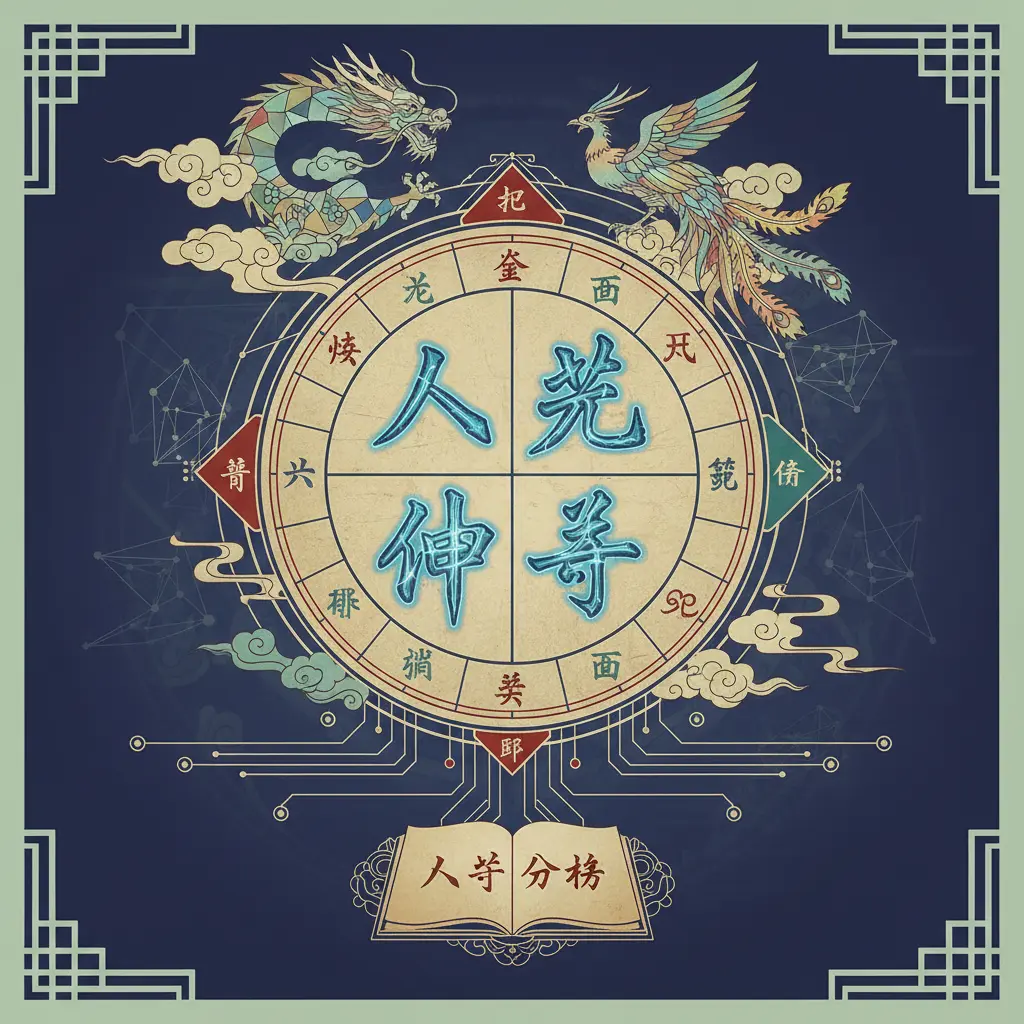 八字分析 - 八字命盤
