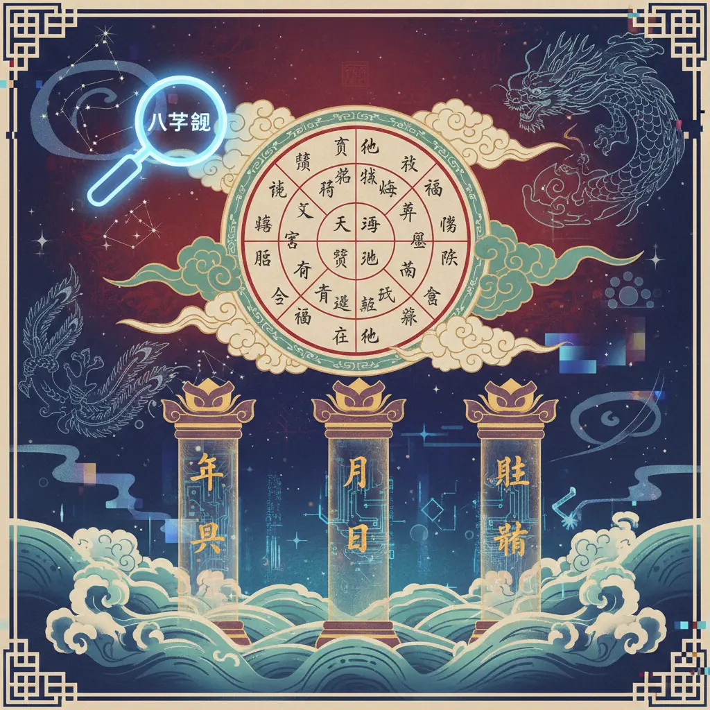 八字查詢 - 八字命盤