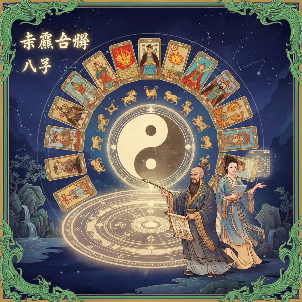 八字合盤 - 塔羅牌