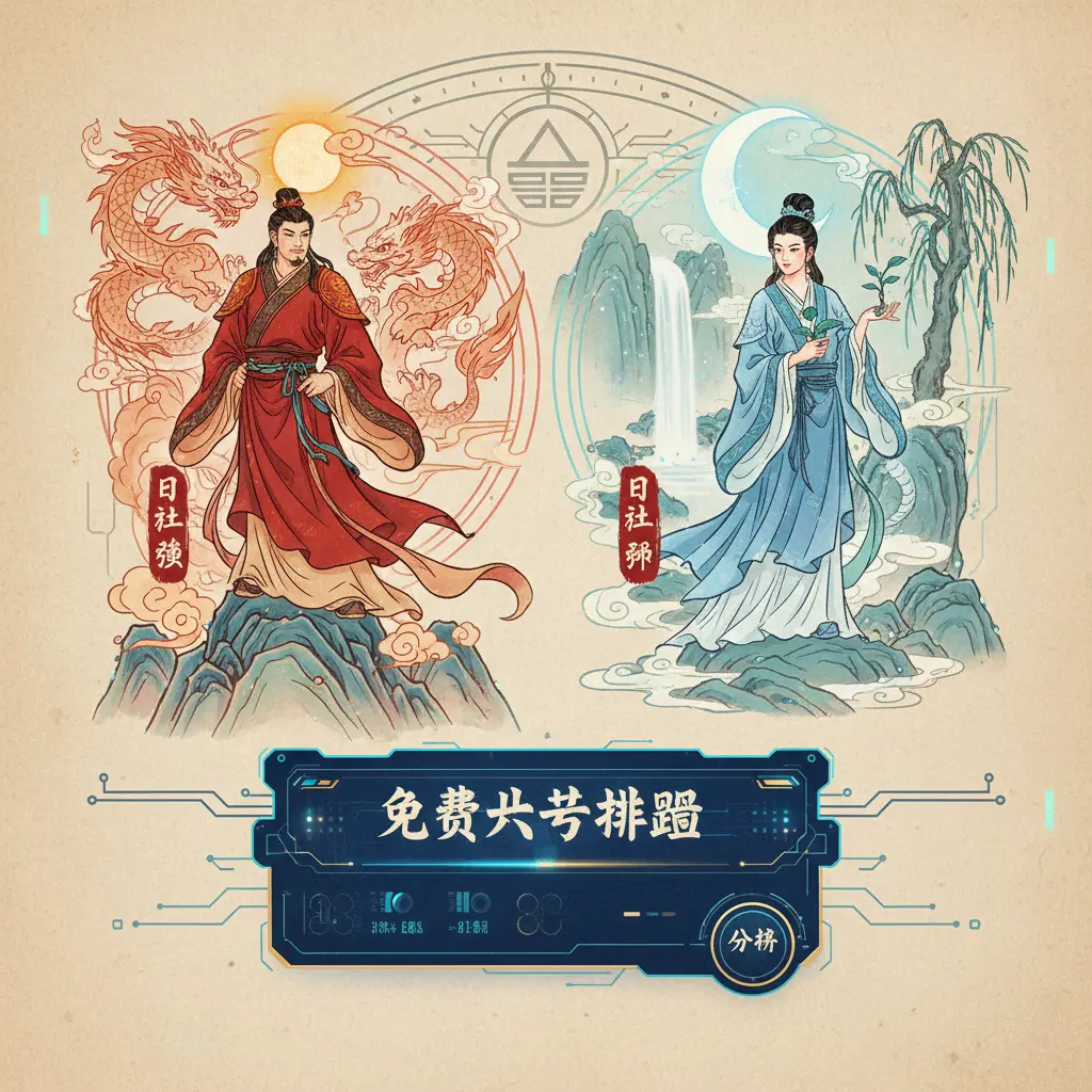 免費八字排盤 - 日主強弱