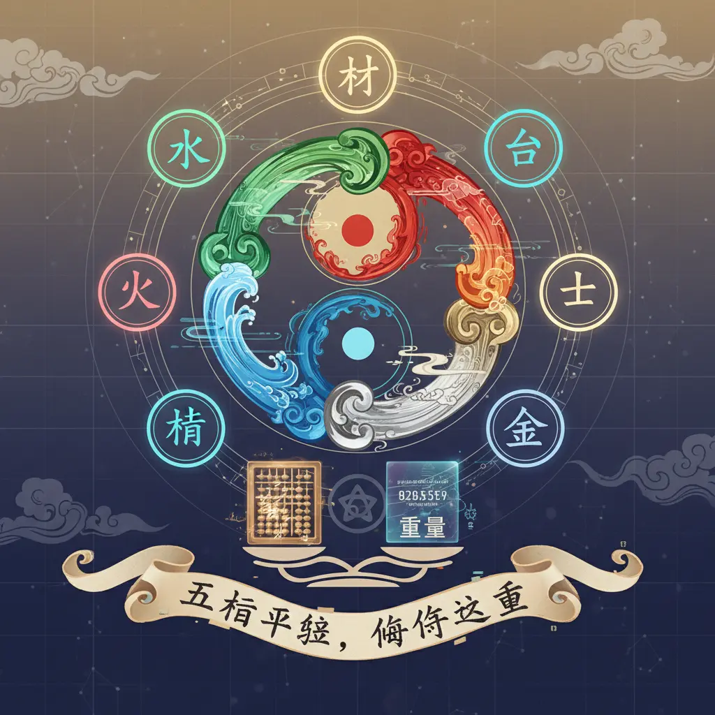 八字重量 - 五行